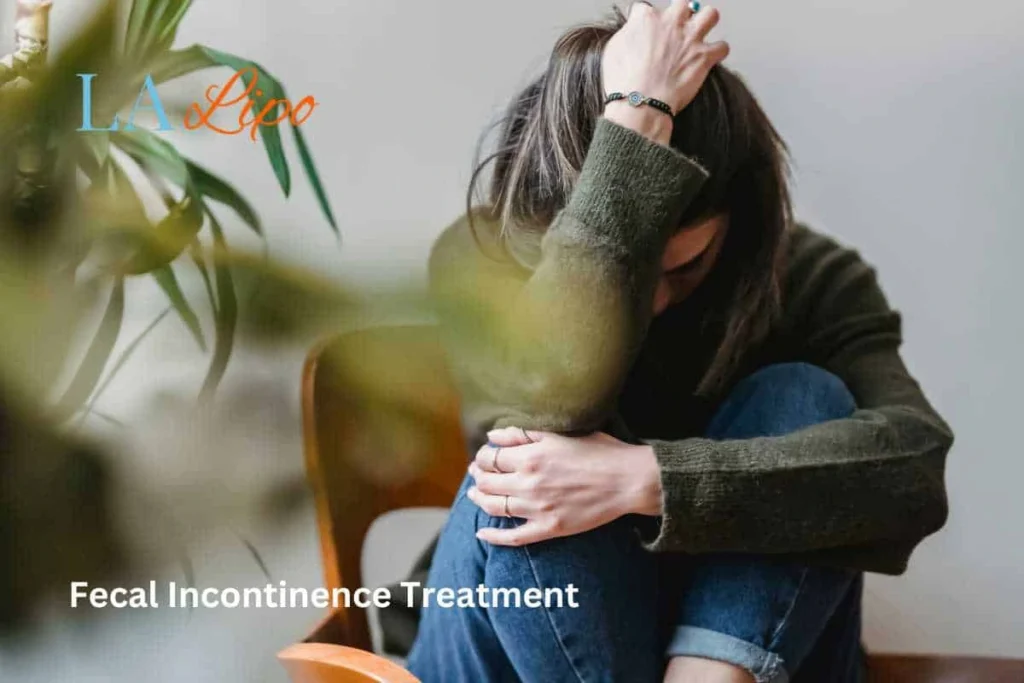 woman worried about fecal incontinence diet Wales