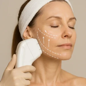 Woman having HI-FU to reduce wrinkles call LA LIPO Wales Now!