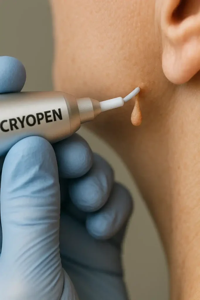 Cryopen for skin tags removal Wales speak to our team today!