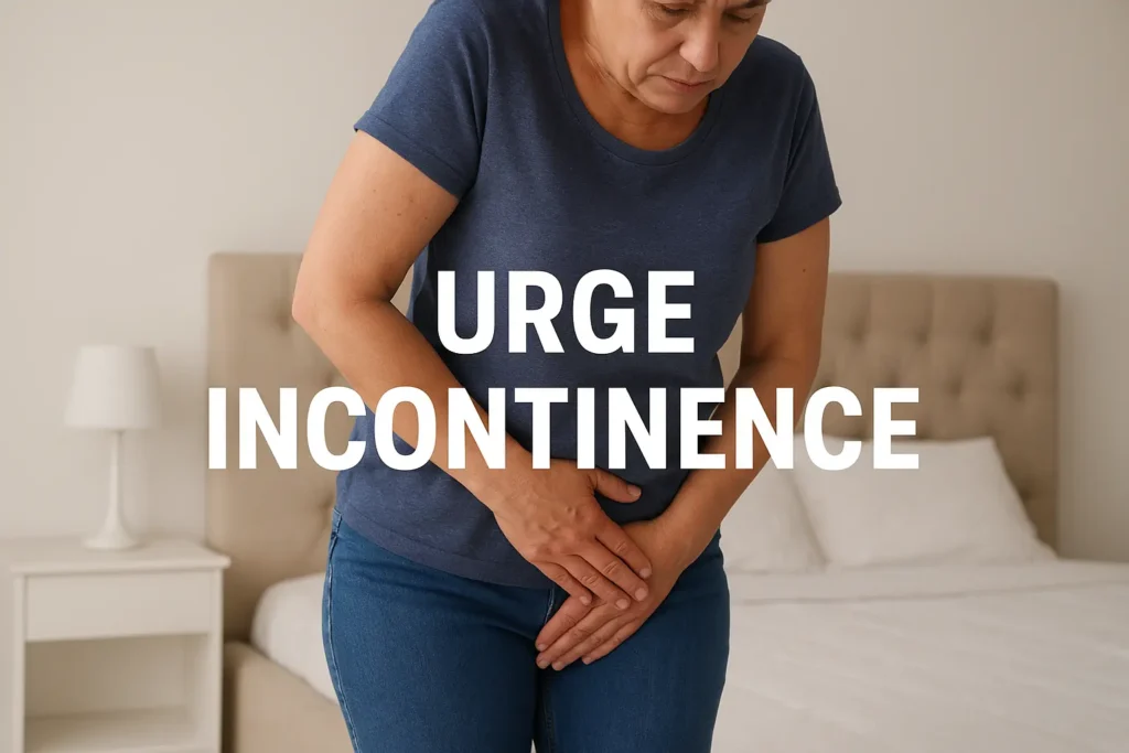 how to manage urge incontinence Wales symptoms