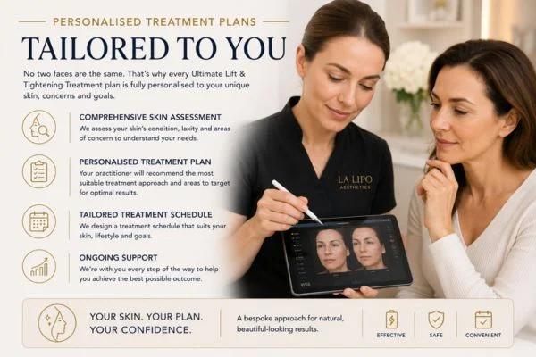 book a consultation about your ultimate lift and tighten treatment Wales